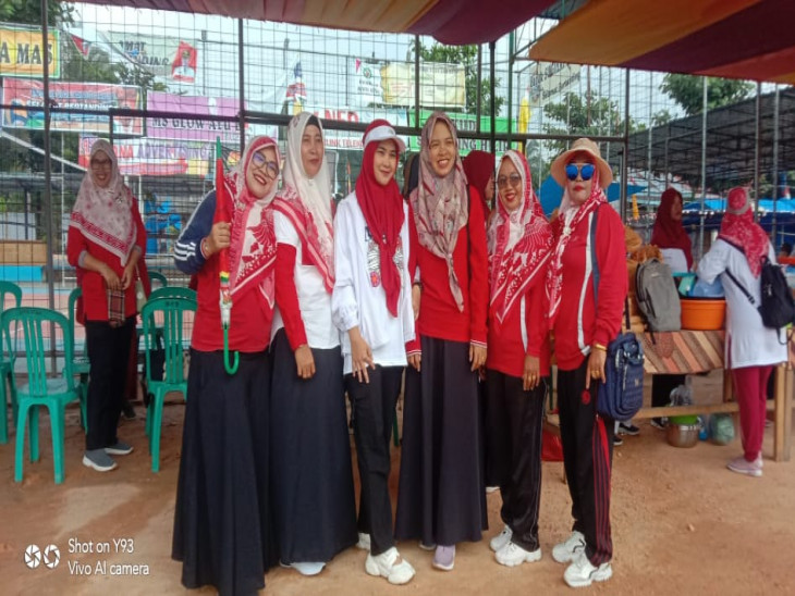 Meriahkan HUT RI ke 78, TP PKK dan Pemerintah Kecamatan Tapung Hilir adakan Lomba Olahraga