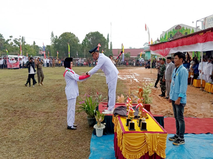 Detik-Detik Proklamasi Dalam Rangka HUT RI ke 78 Kecamatan Tapung Hilir