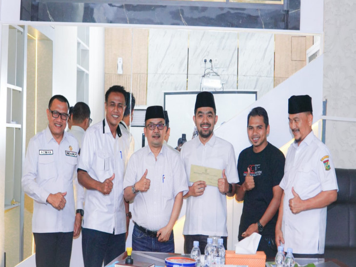 Pj Bupati Kampar Terima Audiensi Yayasan Goebok Creative Art Prov. Riau