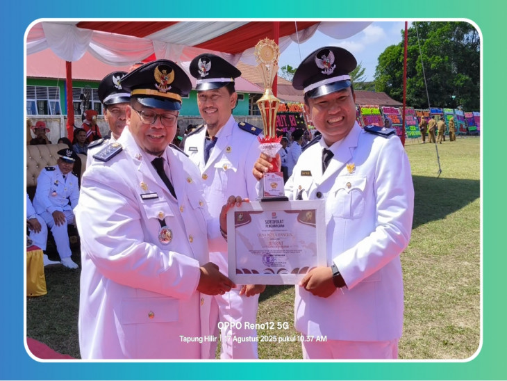 Desa Kota Bangun Raih Juara 1 Lomba Bersih Desa Tingkat Kecamatan Tapung Hilir