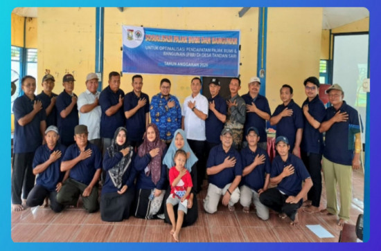 Warga Tandan Sari Antusias Ikuti Sosialisasi Pajak Bumi dan Bangunan